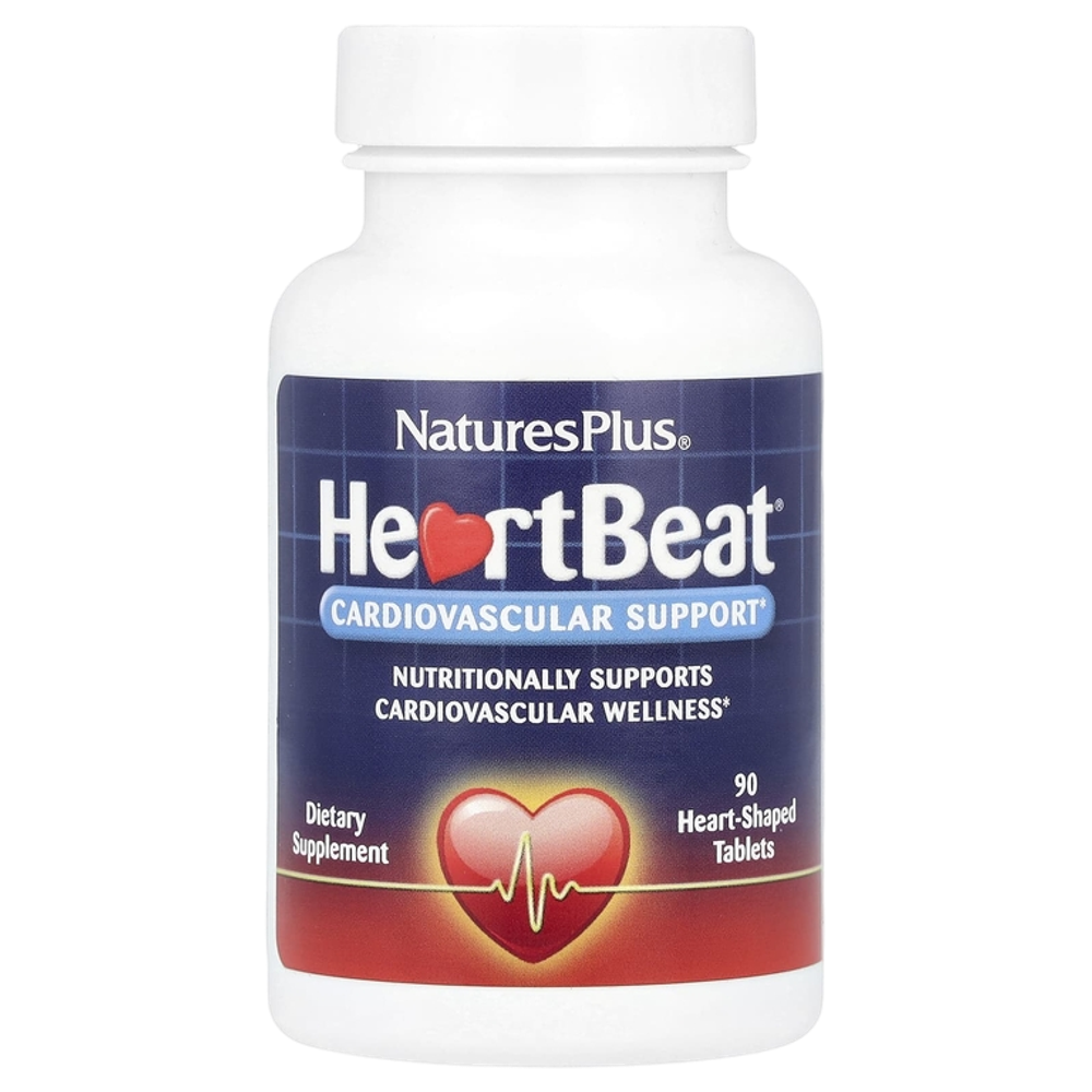 Natures Plus HeartBeat 90 tab , Кардио Комплекс