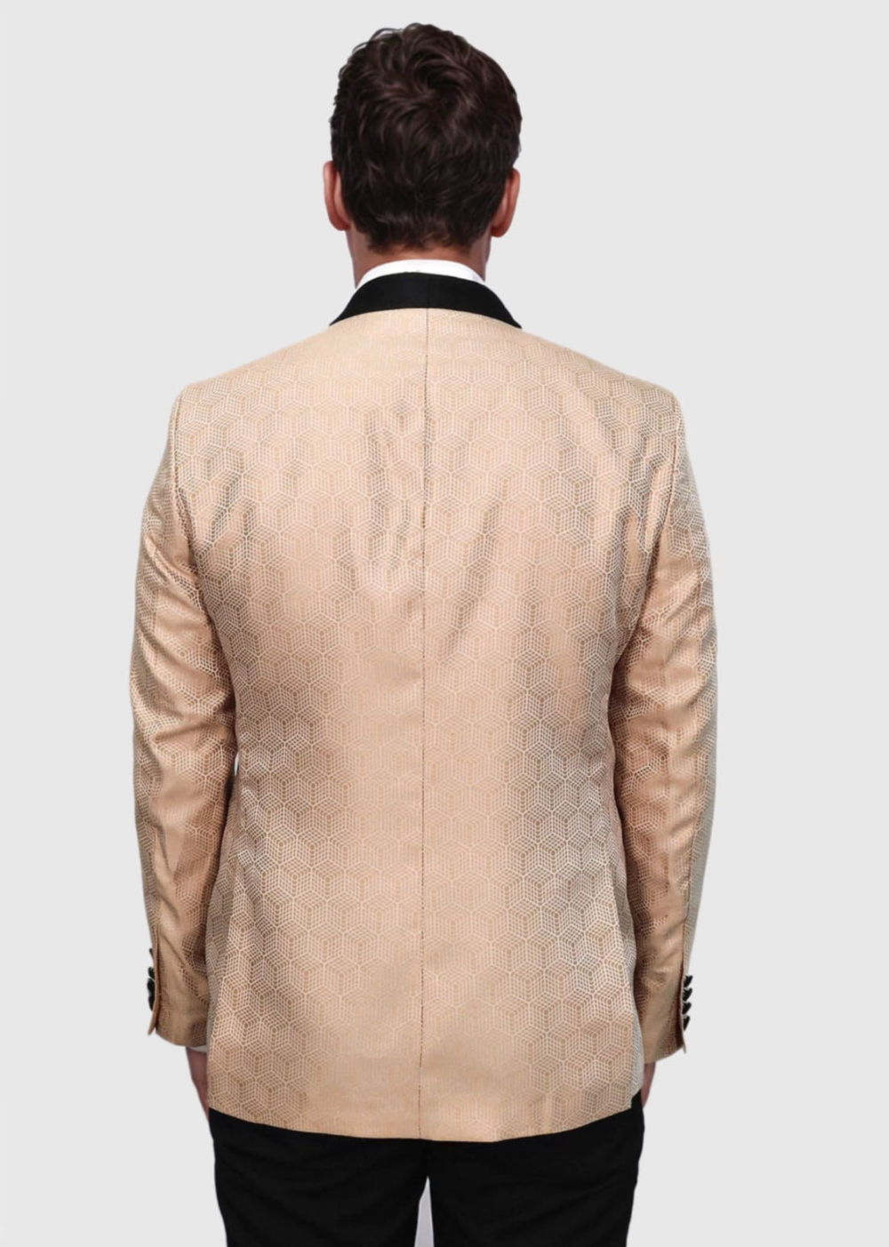 Мужской смокинг (бежевый) Б47