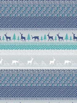 Постельное белье Сказка "Скандинавия/Вязание" евро Наволочка 50х70 см 2 шт Простынь 240х215 см Пододеяльник 200х215 см, перкаль