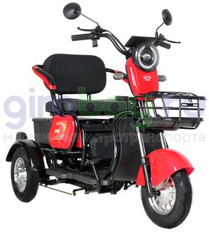 Электроскутер IKINGI SIBTRIKE 1000W (60V/23Ah) - Красный фото №3