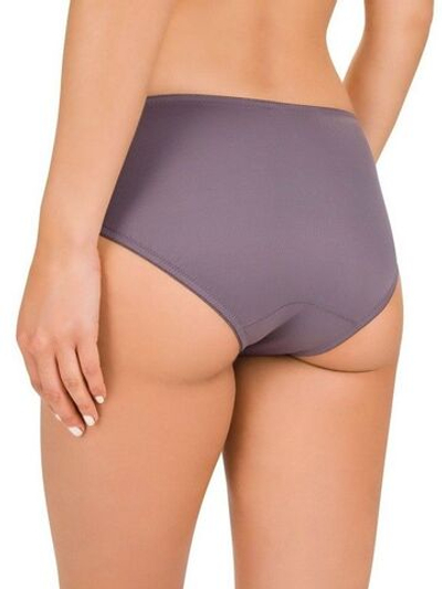 Фиолетовые высокие трусики-слипы с узором в виде волн (Размер: 50) (Цвет: фиолетовый)