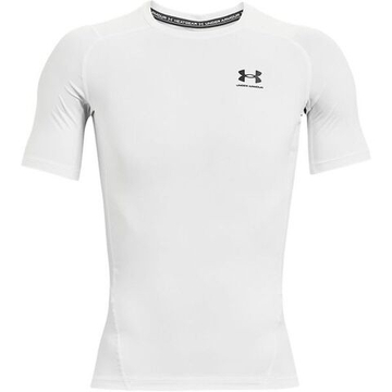 Мужская теннисная футболка Under Armour HeatGear Armour Comp SS M - белый