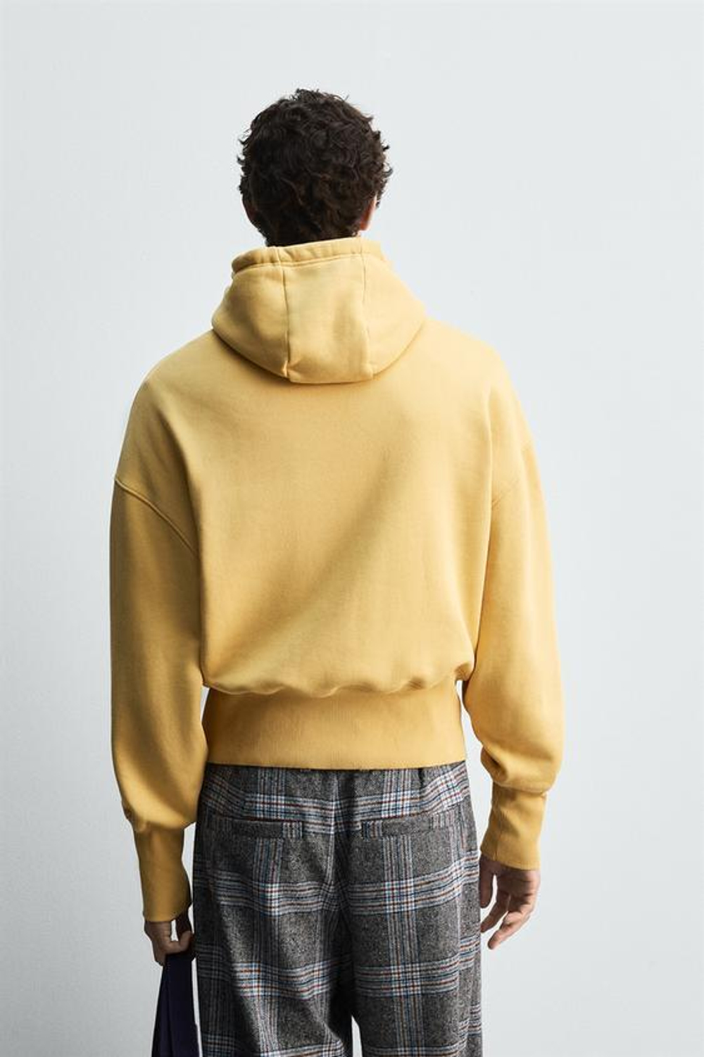 ZARA HARRY LAMBERT X DISNEY ХУДИ С КАПЮШОНОМ И НАДПИСЬЮ, ЖЕЛТЫЙ