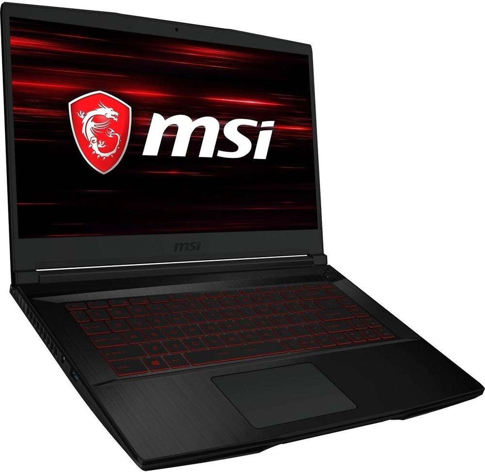 Ноутбук MSI GF63 Thin 10SC-427XRU (9S7-16R512-427) 15.6;(1920x1080)IPS/ i5-10500H(2.5ГГц)/ 8Гб/ 512Gb SSD/ GeForce GTX 1650 4Гб/ нет DVD/ Без ОС/ Черный