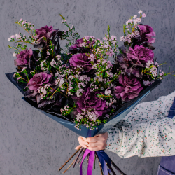 59. Загадочный дерзкий букет с брассикой