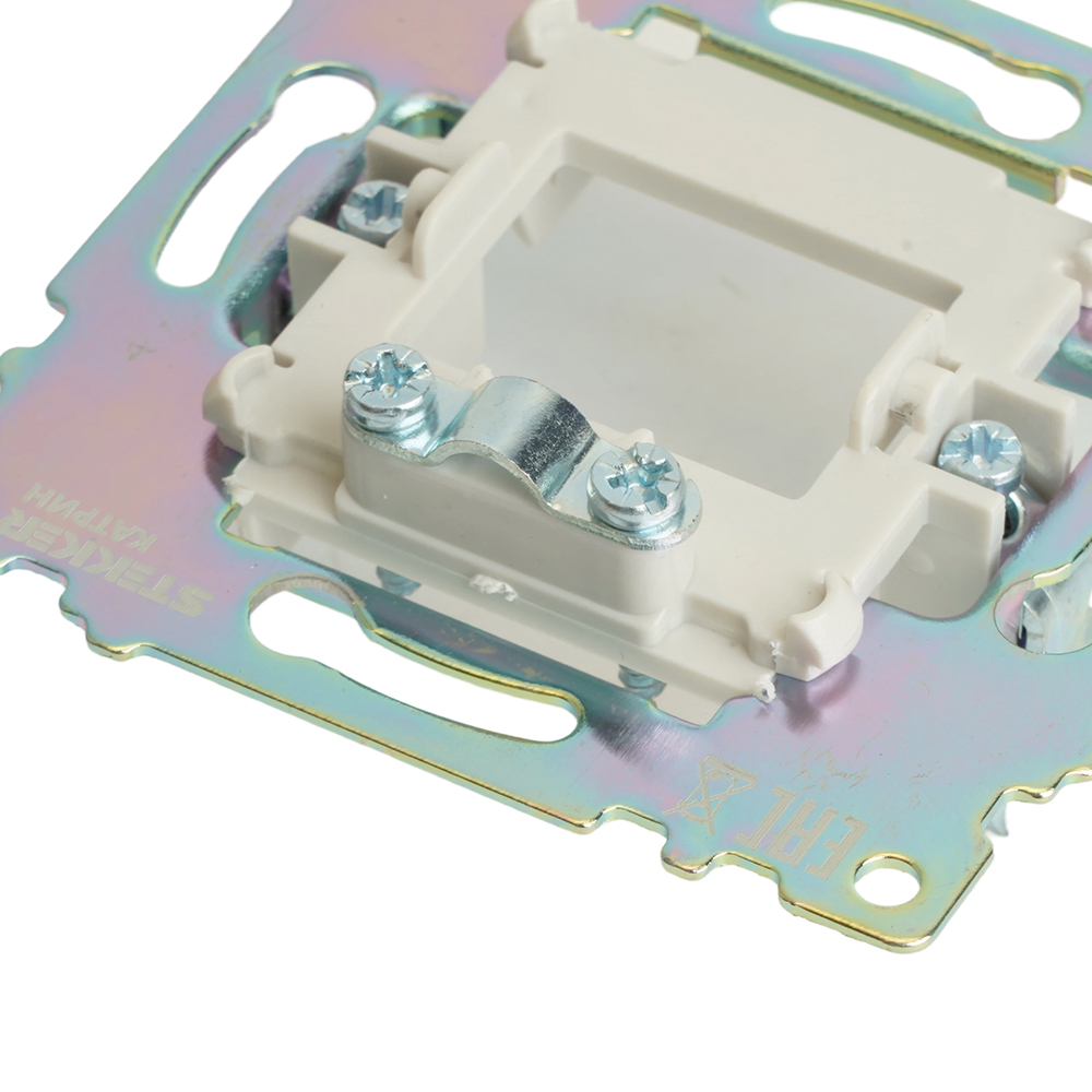 Кабельный вывод (механизм), STEKKER, серия Катрин, графит, GLS00-7116-06 49469