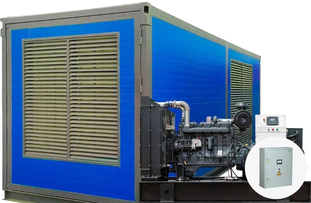 Дизельный генератор EcoPower АД450-T400eco в контейнере с АВР