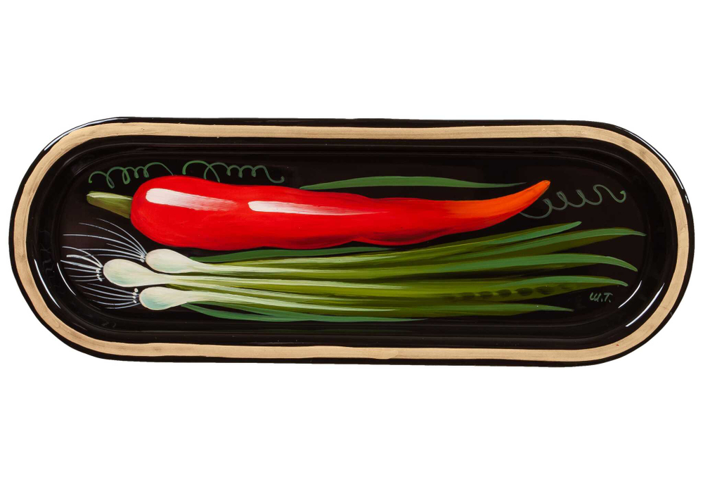 Zhostovo metal tray A4D18092023043