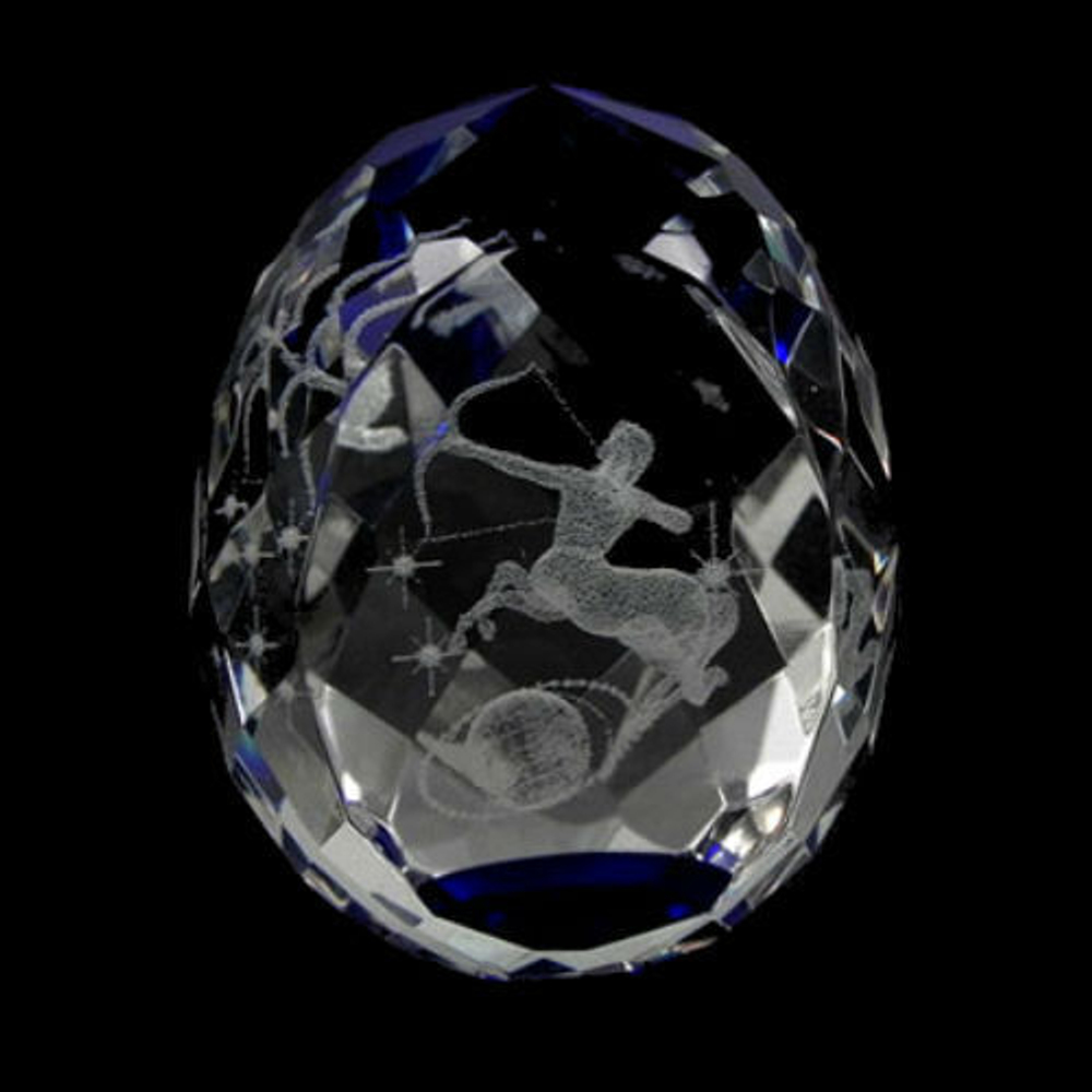 Яйцо малое "Знак зодиака" хрусталь