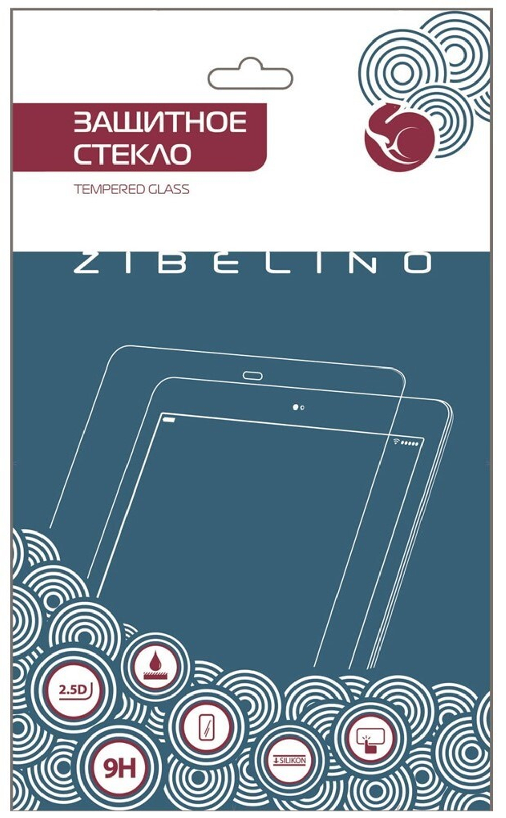 Защитное стекло универсальное 10.0" Zibelino