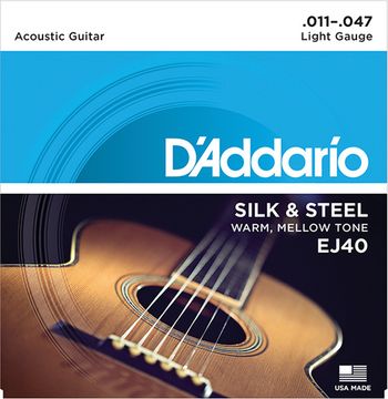 Струны для фолк гитары D'ADDARIO EJ40