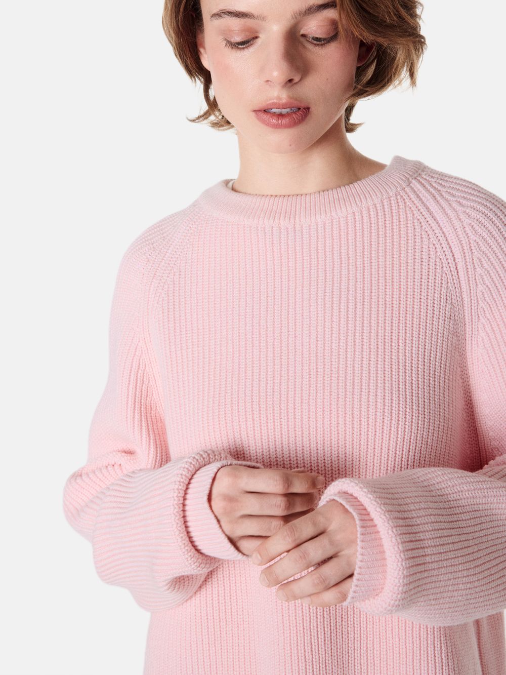 Джемпер хлопковый "Розовый" женский