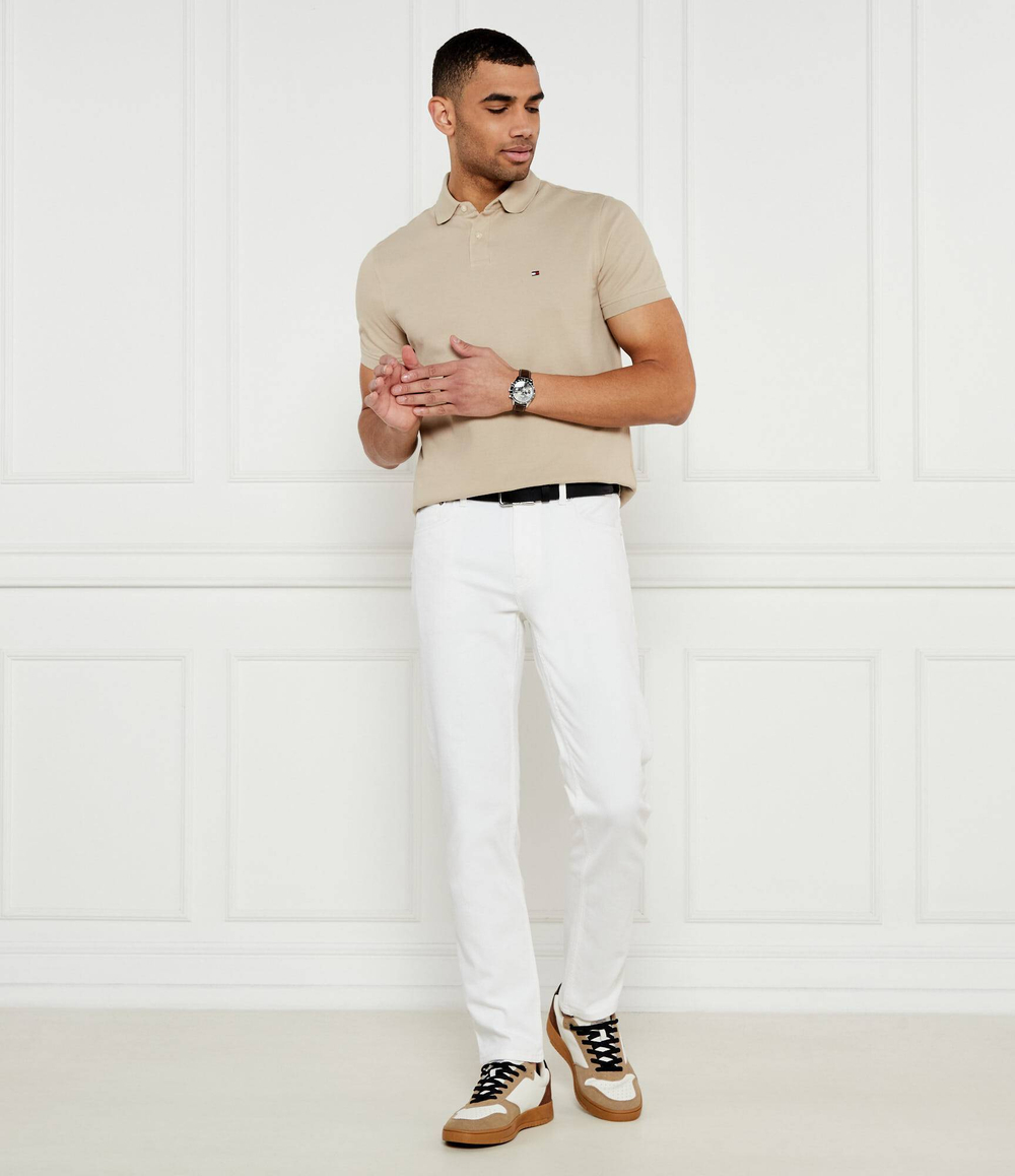 Поло 1985 Tommy Hilfiger - бежевый(MW0MW17770)