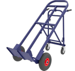 Тележка грузовая универсальная Rusklad ТГУ 300 колеса (d250 пневмо + d125 болтовые) ТГУ 300 пневмо