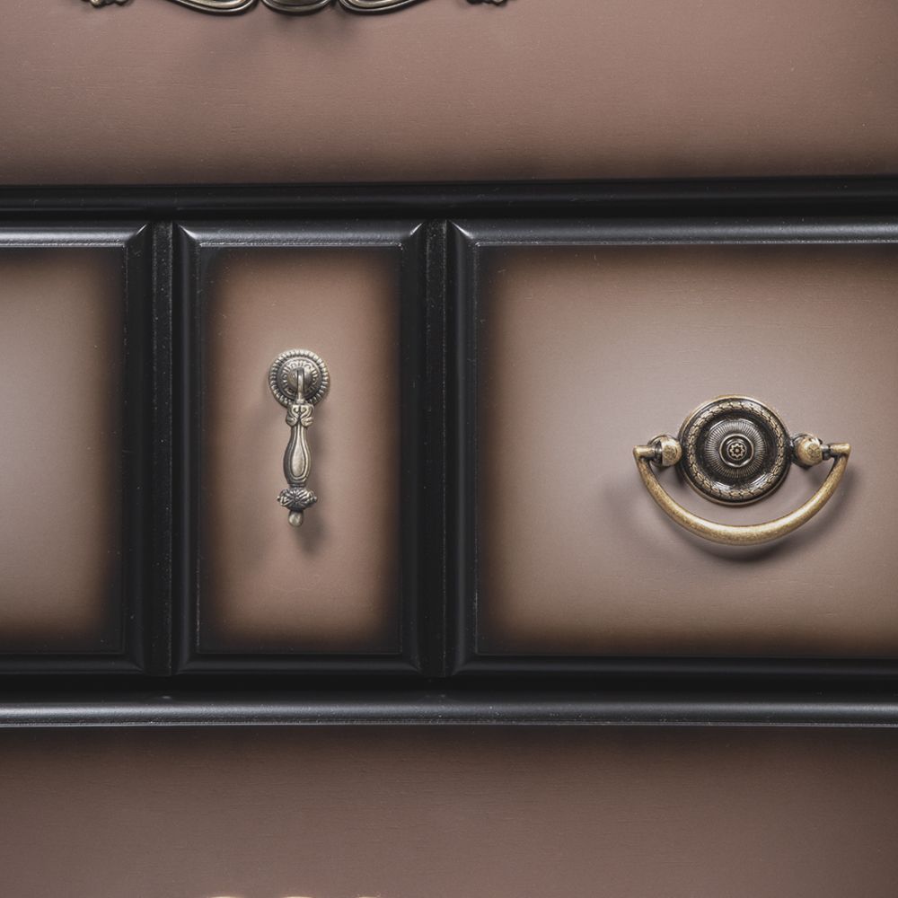 Комод Пандора - 1 с 4 ящиками Орех Оберджин Шоколад