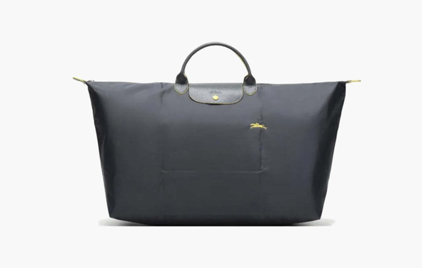 Longchamp Le Pliage Original Recycled Canvas L Handbag "Gun Metall"