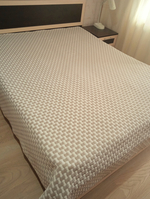 Покрывало жаккардовое двухстороннее Нежность 299-16 беж. евро (240х200)