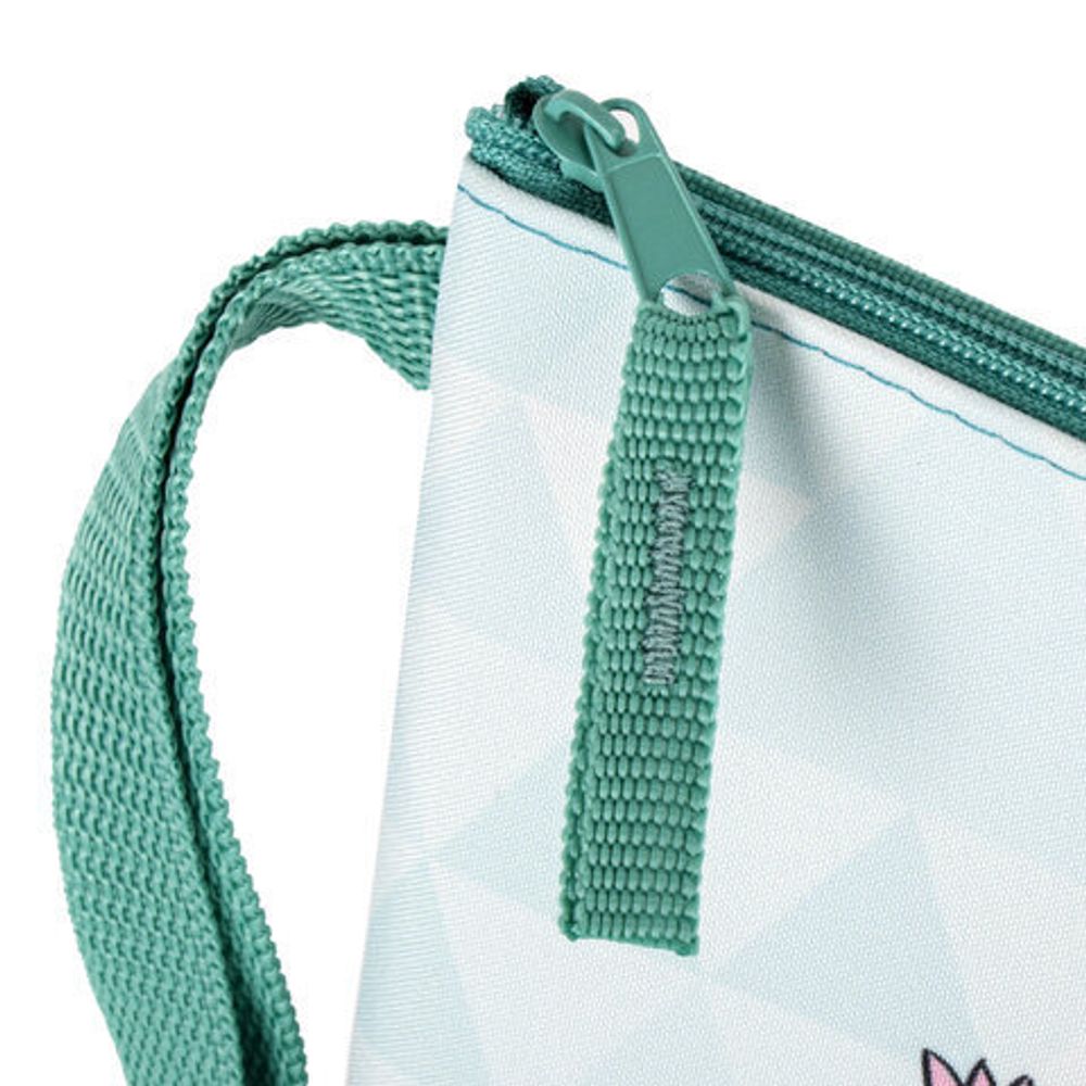 Папка для тетрадей BRAUBERG А4, 1 отделение, полиэстер, на молнии, с ручкой, "Cactus", 270325