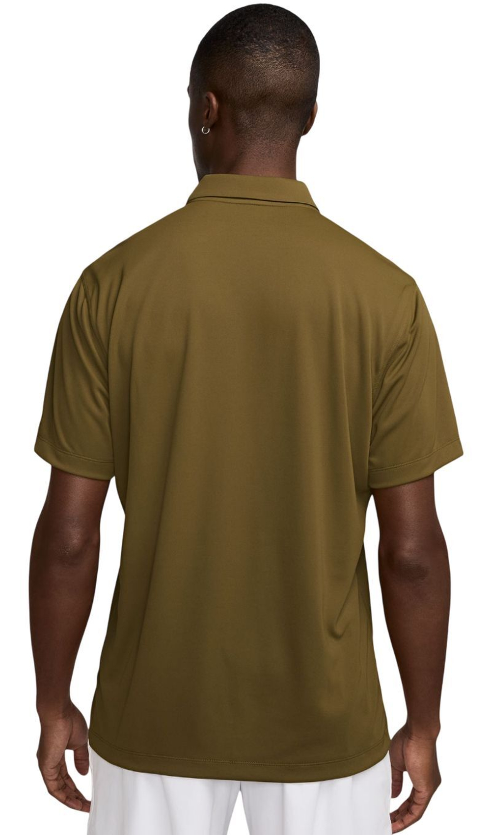 Теннисное поло Nike Court Dri-Fit Solid - olive flak/white
