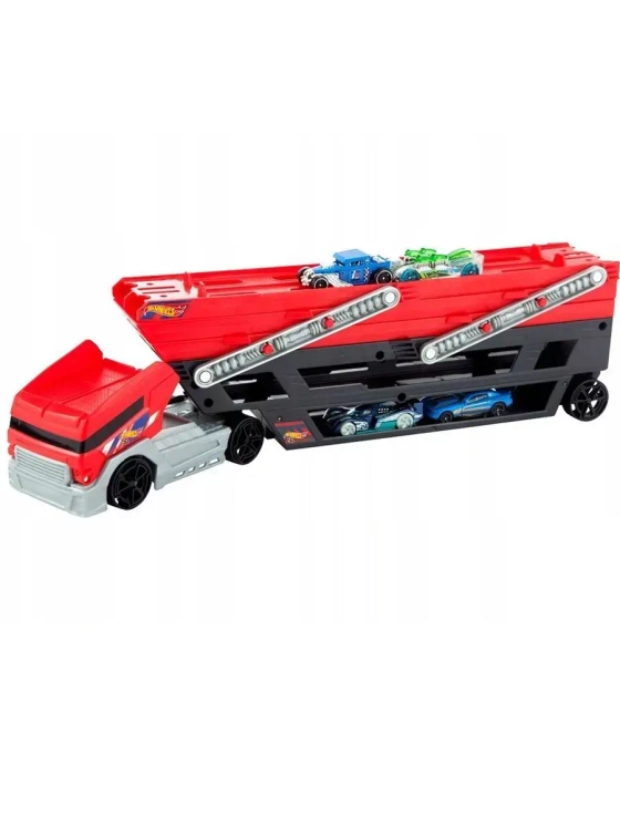 Набор Автовоз на 50 машинок Хот Вилс FPM81 паркинг парковка