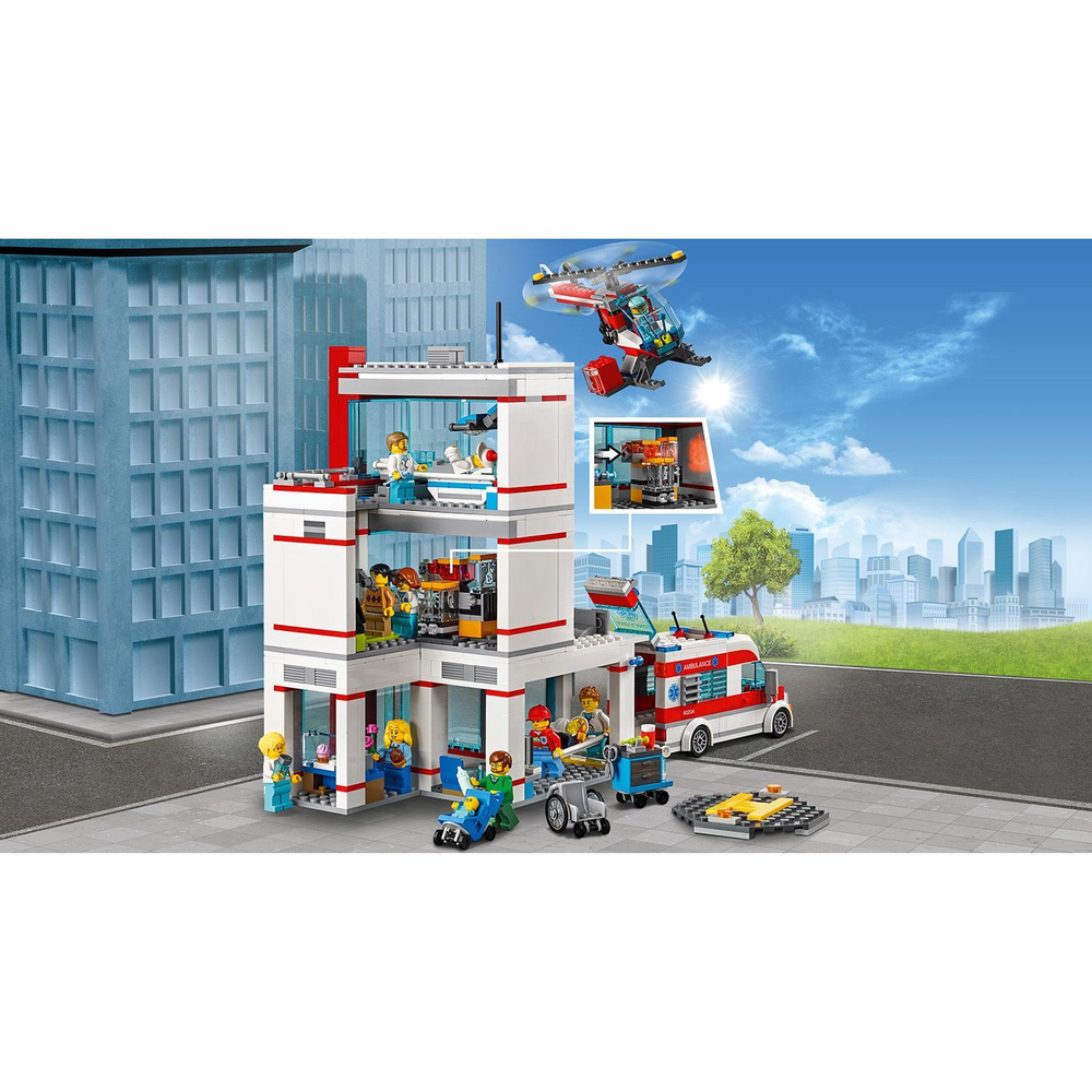 LEGO City: Городская больница 60204 — City Town — Лего Сити Город