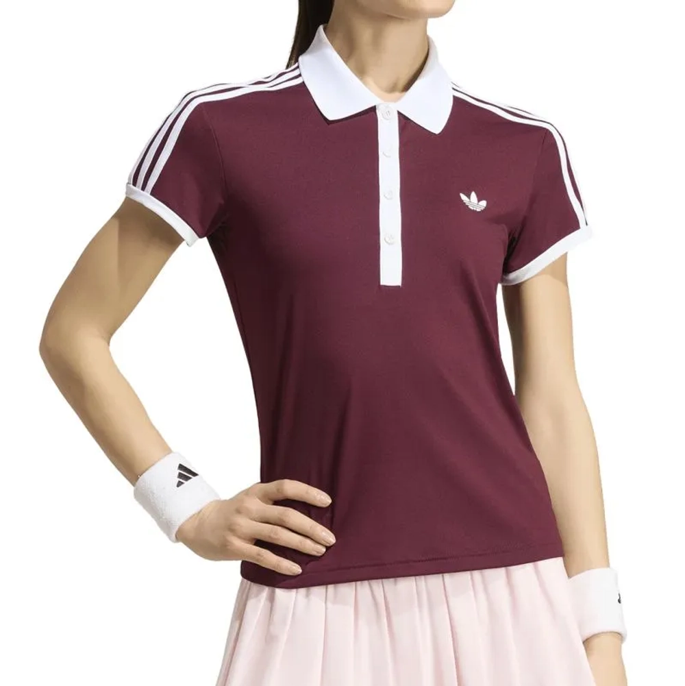 Женское теннисное поло Adidas Tennis Classics - maroon