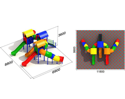 Детская игровая площадка Улитка 2.1.2