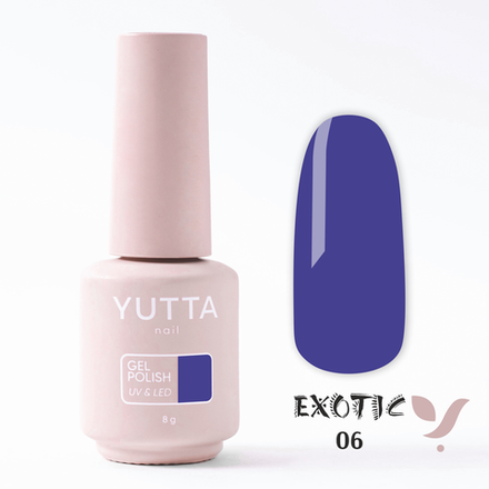 YUTTA, Гель-лак Exotic 06, 8g
