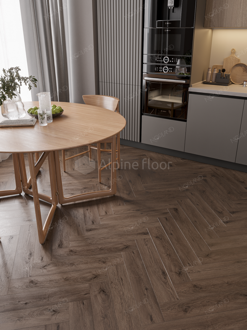 SPC ламинат NORLAND LAGOM PARQUET Sterk 1033-9 AlpineFloor