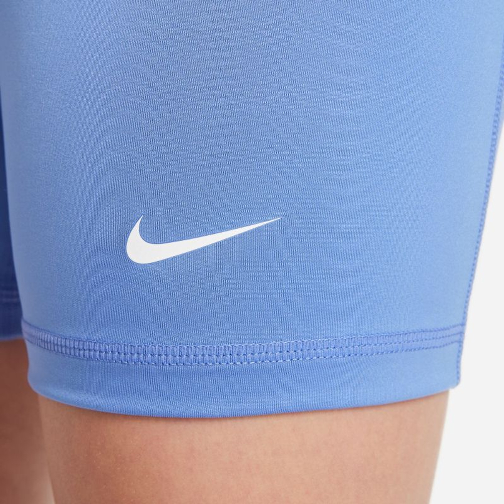 Шорты для девочки теннисные Nike Pro 3in Shorts - polar/midnight navy/white