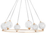 737063 Люстра ACRILE G9 6х6W(led) G9 ЗОЛОТО