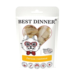 Лакомство Best Dinner Freeze Dry Легкое говяжье - 30 г , шт