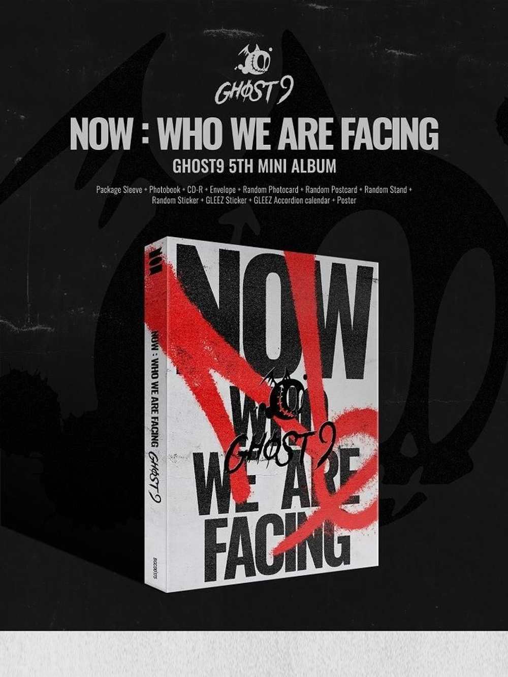 Альбом GHOST9 - NOW : Who we are facing 5th Mini Album