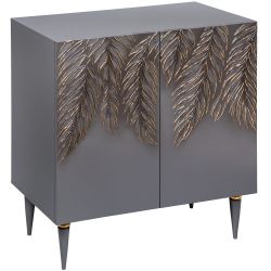 Комод Тропик Классик с 2 полками Серый Голд