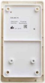 Schneider Electric Glossa Бежевый Блок: розетка с заземляющими контактами со шторками и 2-клавишный выключатель IP20 скрытая установка GSL000274