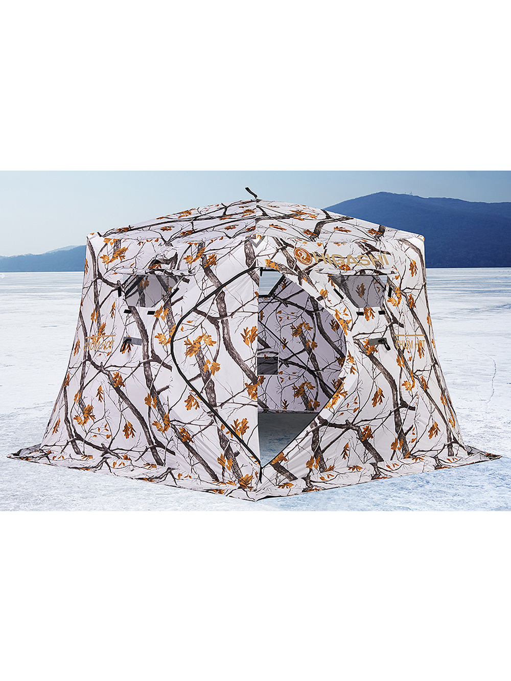 Палатка для зимней рыбалки HIGASHI Winter Camo Chum Hot