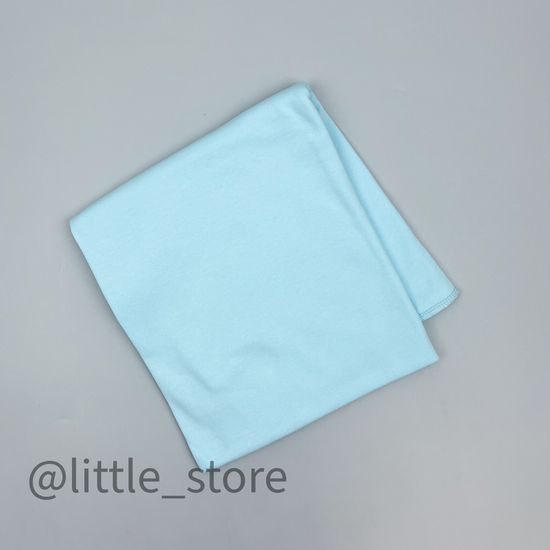 Пеленка хлопковая "Веселое сафари" Голубая вода