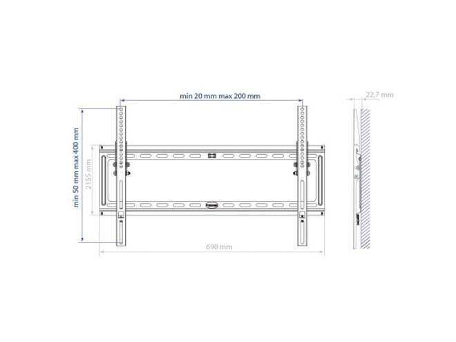 Наклонный кронштейн Kromax Ideal-2