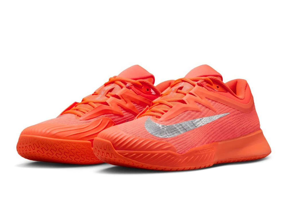 Мужские теннисные кроссовки Nike Zoom Vapor Pro 3 HC Premium - hyper crimson/metallic silver