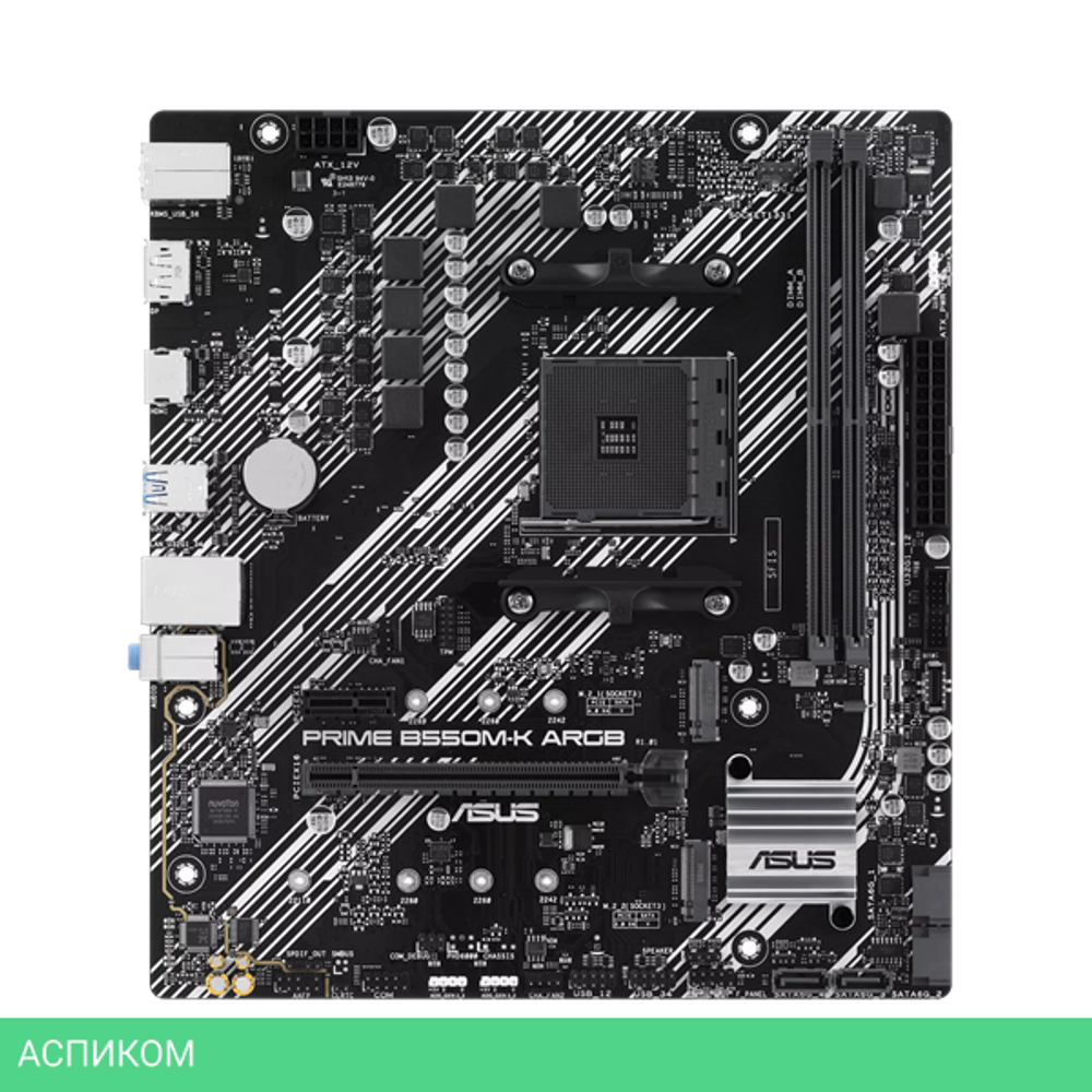 Материнская плата Asus Prime B550M-K ARGB (90MB1GC0-M0EAY0)