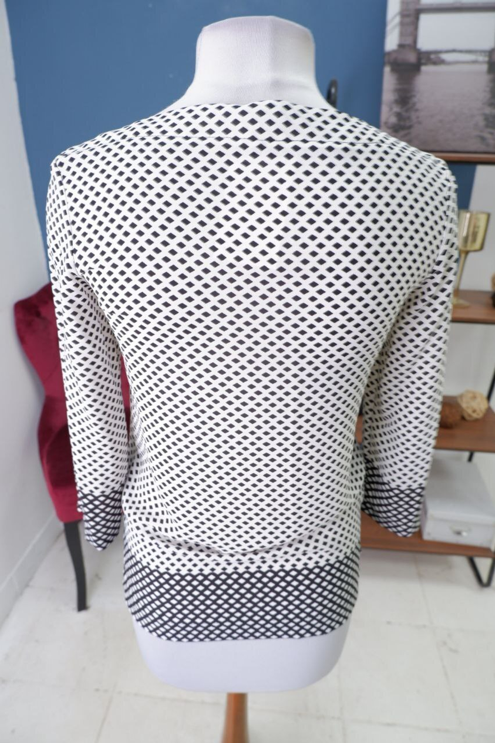 Блузка Incity с принтом 42 размер