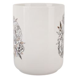 Кружка "Floristry" v=380мл (фарфор) (картонная цветная лента)