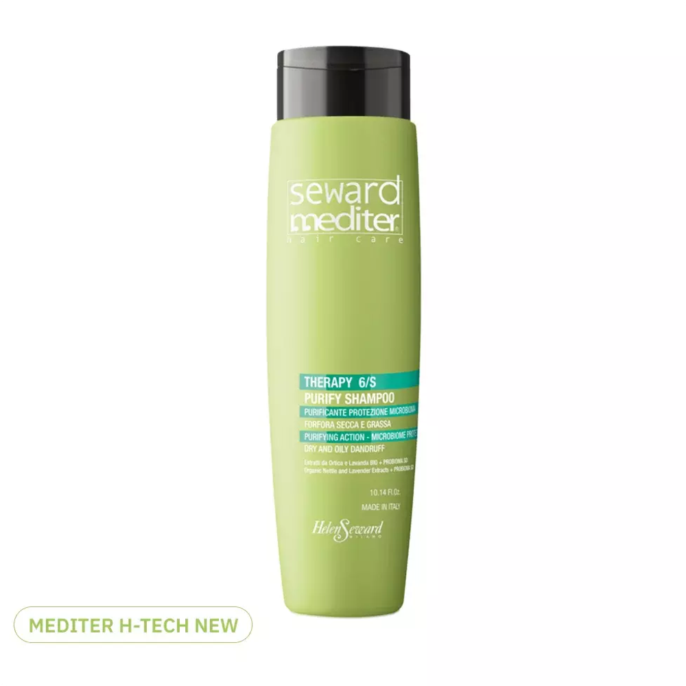 Helen Seward, очищающий шампунь для волос с сухой и жирной перхотью THERAPY PURIFY SHAMPOO 6/S, 300 мл