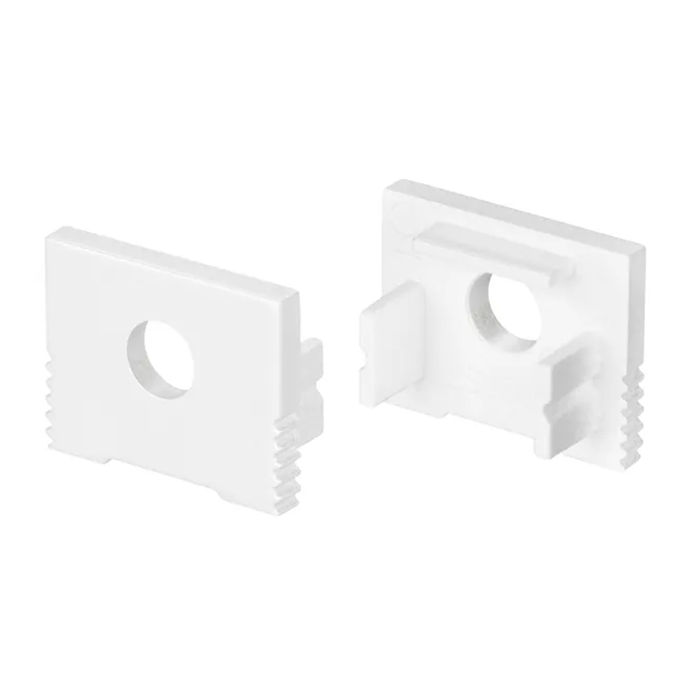 Заглушка SL-SLIM-H13M WHITE с отверстием (Arlight, Пластик) 037538