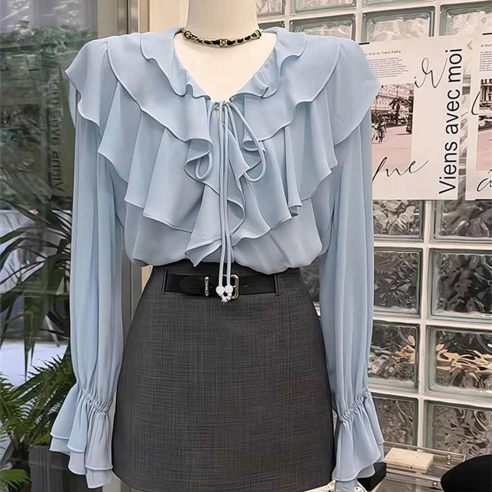 Шифоновая блузка