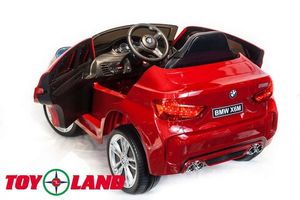 Детский электромобиль Toyland BMW X6M mini Красный