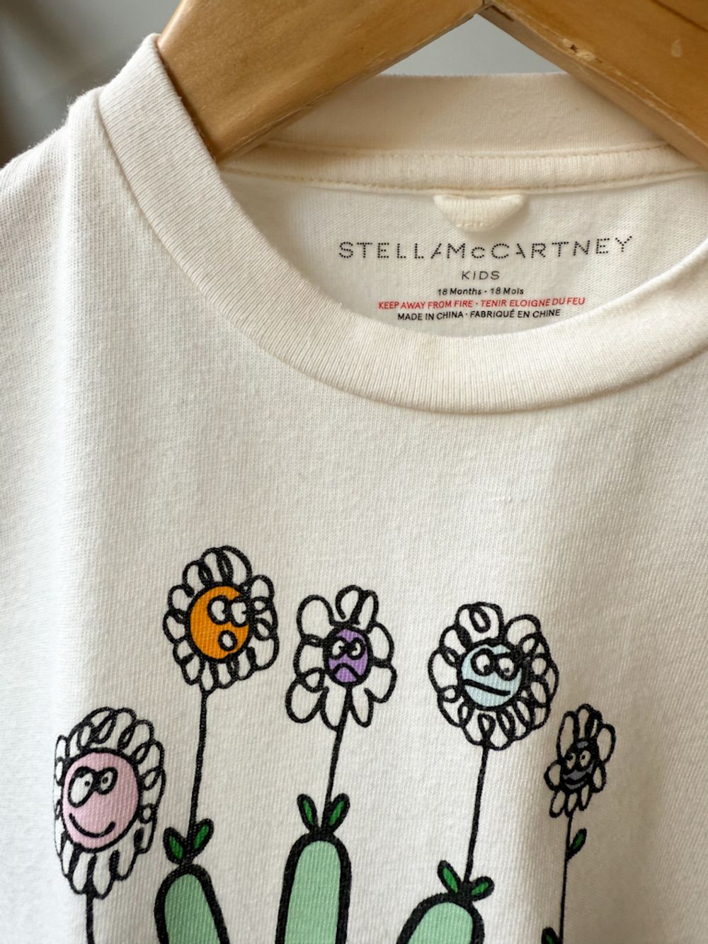 Хлопковая футболка Stella McCartney, 86