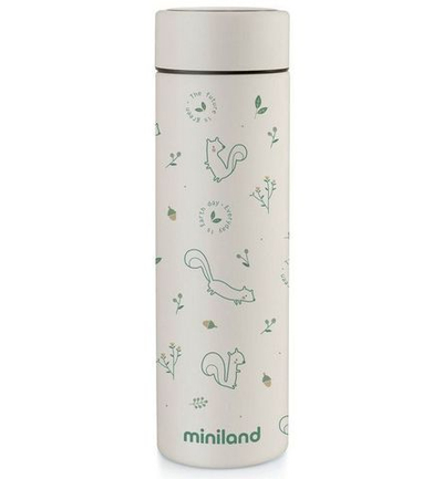 Miniland Natur Thermos Chip Детский термос для еды и жидкостей, бурундук, 450 мл