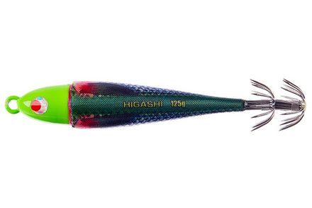 Кальмарница HIGASHI Squid Cloth sinker 125g #02 Green Mullet