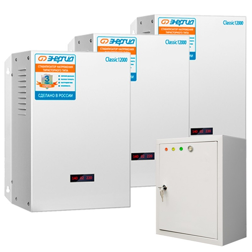 Трехфазный электронный стабилизатор ЭНЕРГИЯ Ultra 36000